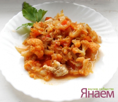 Витаминное рагу из мяса и овощей