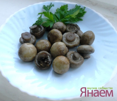 Маринованные шампиньоны по-домашнему