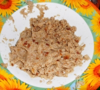 Котлетки с сырным 