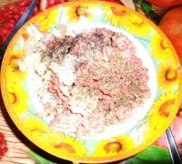 Котлетки с сырным 