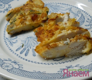 Котлеты из куриного филе с сыром