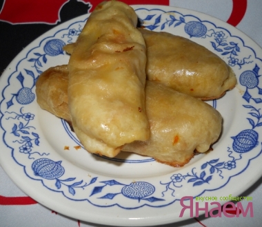 Пирожки-палочки с капустой