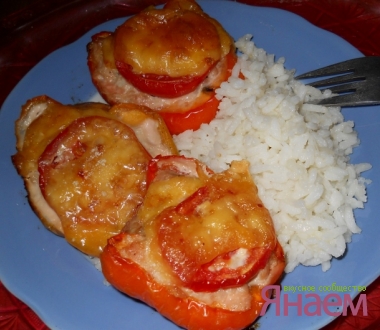 Перчики с духовки