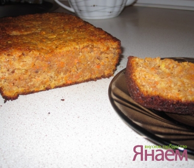 Пряная морковная коврижка