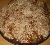 Пирог с ржаной муки с киви, яблоком и грушей.(Шаг&nbsp;№3)