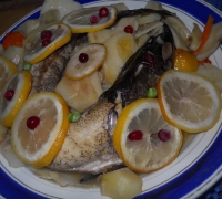 Щука, запеченная с овощами в фольге(Шаг&nbsp;№3)