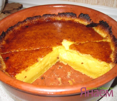 Солнечный апельсиновый пирог