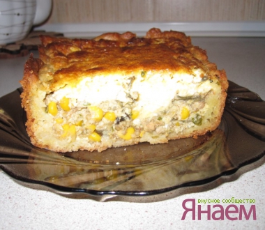 Лоранский пирог с курицей