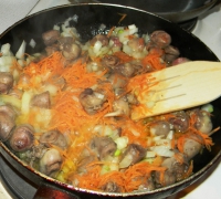 Плов с куриными сердечками(Шаг&nbsp;№2)
