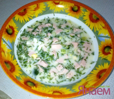 Весенняя окрошка