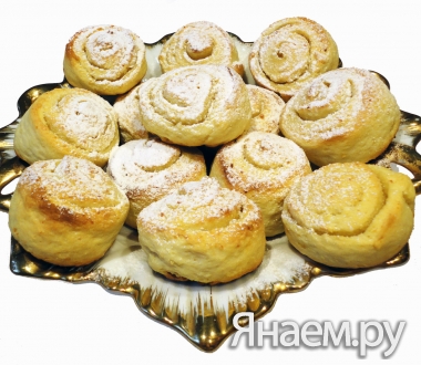 Творожные розочки
