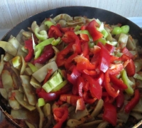 Стручковая фасоль с овощами(Шаг&nbsp;№3)