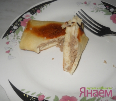 Мясные блинчики
