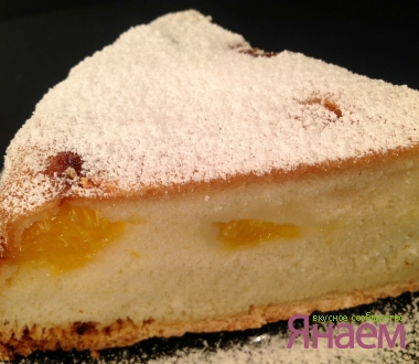 Шарлотка с апельсинами