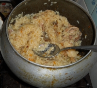 Плов мясной с грибами(Шаг&nbsp;№4)