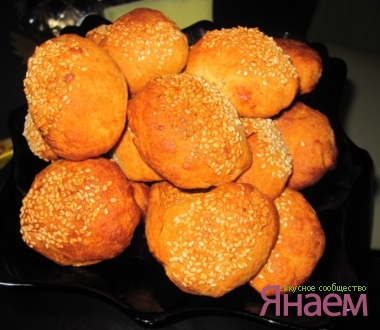 Песочные булочки с маслинами