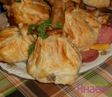 Куринные ножки в мешочках