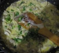 Жюльен с курицей и грибами(Шаг&nbsp;№3)