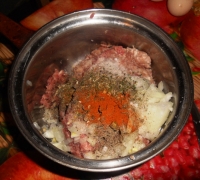 Вафельные конусы с мясной начинкой(Шаг&nbsp;№1)