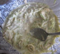 Быстрые оладьи с кабачком и сыром(Шаг&nbsp;№3)