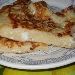 Хачапури на сковороде с творогом