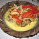 Сочная свинина, запеченная в сметане