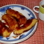 Жаренные бананы к чаю