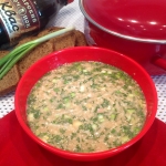 Окрошка с черной редькой