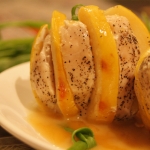 Шары из курицы с айвой