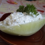 Лодочки из огурцов