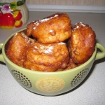 Яблочные пышки с корицей