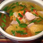 Похлебка куриная с кукурузой