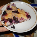 Запеканка с черникой