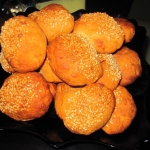 Песочные булочки с маслинами