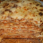 Закусочная  блинная запеканка