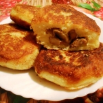 Картофельные зразы с грибами
