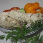 Запеченная куриная грудка на закуску