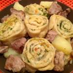 Штрудели со свининой и картошкой